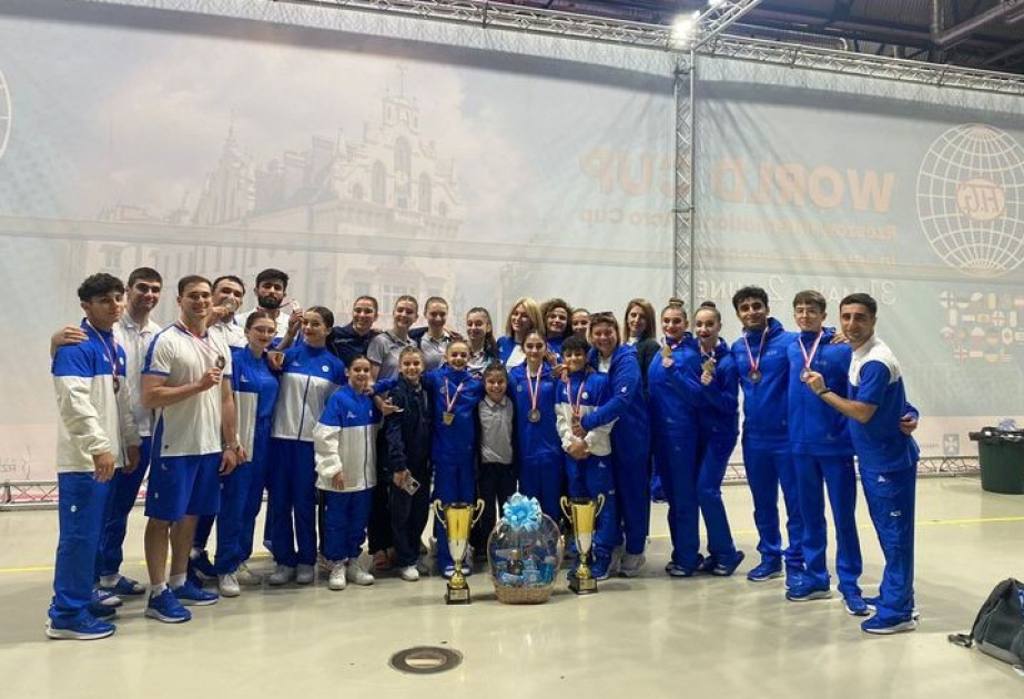 Gimnastlarımız Dünya kubokları seriyasının qalibi olublar